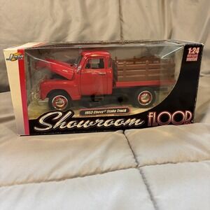 NIB Jada Toys Showroom Floor 1953 Chevy Stake Truck 1:24